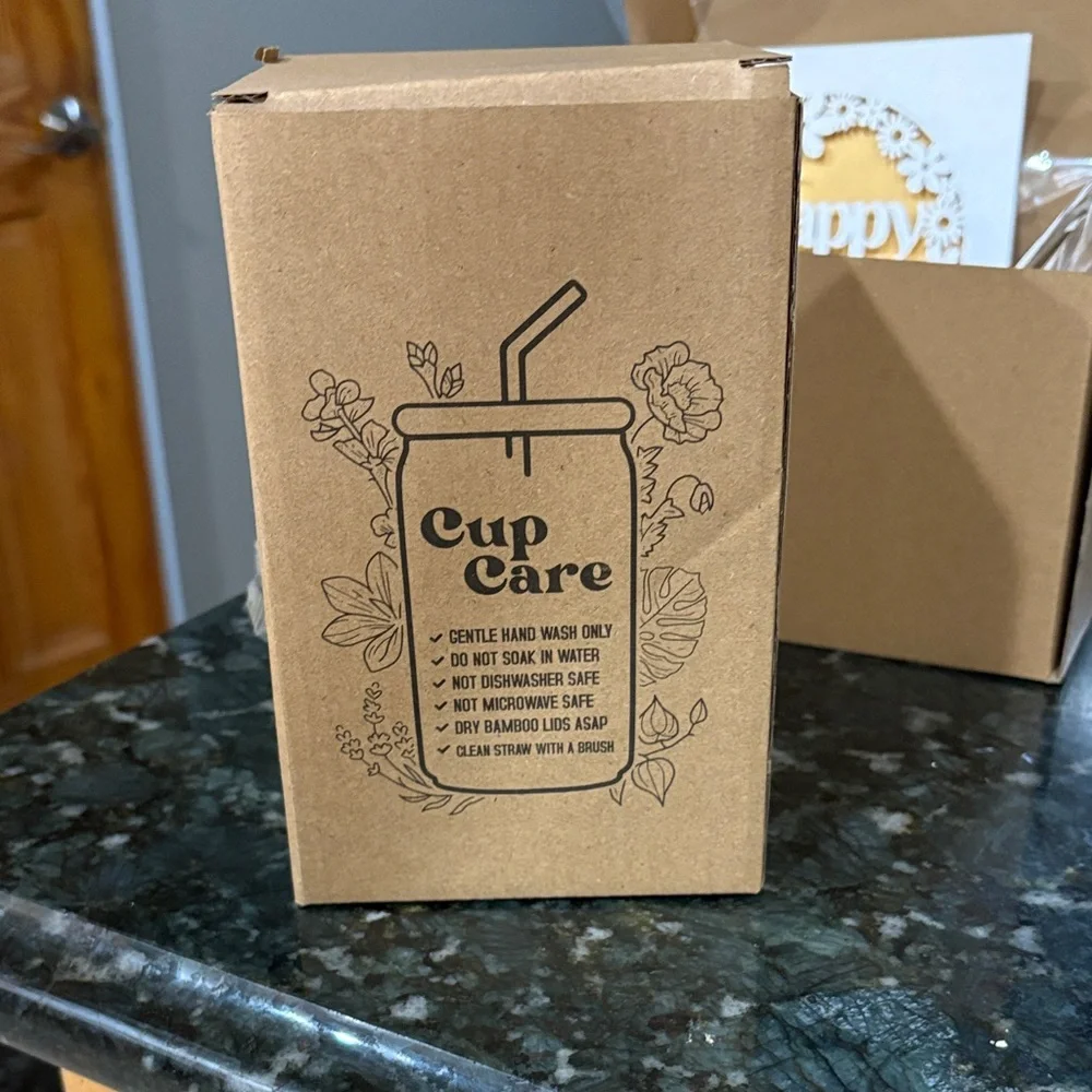Eco-Friendly Bamboo Cup with Straw